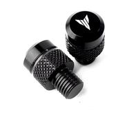 Motorcycle Mirror Mount Base Block Off Bolts For MT07 FZ07 MT09 FZ09 MT10 MT15 Motorcycle Accessories M10*1.25 Rear Mirror Hole Plugs Screw Bolts Cover(Black)
