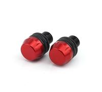 Motorcycle Mirror Mount Base Block Off Bolts For Tenere700 XT700Z Accessories Motorcycle Decorative Mirror Hole Caps Mirrors Cap Plug Screw Covers(Red-no logo)