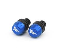 Motorcycle Mirror Mount Base Block Off Bolts For Tenere700 XT700Z Accessories Motorcycle Decorative Mirror Hole Caps Mirrors Cap Plug Screw Covers(Blue)