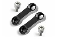 Motorcycle Mirror Mount Extender Adapter M10x1.25 CNC Billet Aluminium Pair for Improved Rear Visibility Cafe Racers