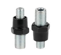 Motorcycle Mirror Mounting Screw | Screw Fixing Transfer for Rearview Mirror,Two Colors Fixing Supplies for Motorcycles and Scooters