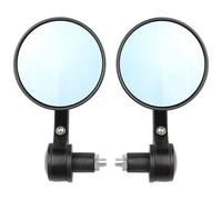 Motorcycle Mirror Pair 7/8" 22mm Motorcycle Rear View Mirrors Motorbike Retro Round Handlebar End Side Mirror For Scooters ATV Anti-glare Motorcycle Rearview