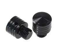 Motorcycle Mirror Plugs - 2X Motor Mirrors Cover Screw Plug | Waterproof Heavy Duty Aluminum Powersports Accessories For Electric Vehicles