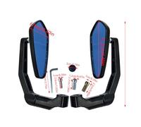 Motorcycle Mirror, Racing Accessory, Black Rearview Tool, Clear Vision, Adjustable Angle for Electric Vehicles, Road Bikes, Cycle Modification, Safety Riding, Rear Visibility, Daily Commute