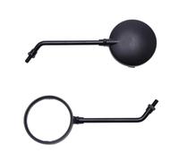motorcycle mirror Rear View Side Mirrors For 10mm Universal Motorcycle Rearview Mirror Handle Bar End Round Aluminum
