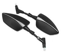 motorcycle mirror rearview For Ducati For Monster 696 795 796 797 821 937 S2R 800 Motorcycle Side Rear View Rearview Mirrors(White)