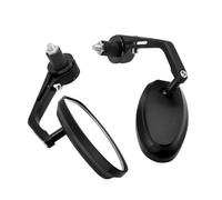 Motorcycle Mirror Rearview For Ya&ma&ha For 125 R15 TMAX 500 530 XP 500 530 7/8" 22mm Motorcycle Mirror Handle Bar End Rearview Side Mirror White Glass(2)