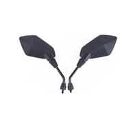 Motorcycle Mirror Scooter E-Bike Rearview Mirrors Electrombile Back Side Convex 8mm 10mm Universal(8mm carbon look)