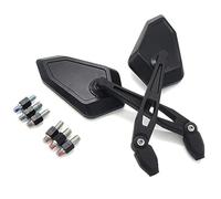 Motorcycle mirror side mirror rear view mirror handlebar end mirror-black for Honda/Kawasaki/Yamaha/Suzuki 8MM/10MM universal modified rearview mirror