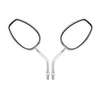 Motorcycle Mirror Universal 10mm Motorcycle Rearview Mirrors Scooter Chrome Side Mirror For Suzuki For GN 125 For Jog BWS For BWS 100 125 For Vino Motorbike Rearview