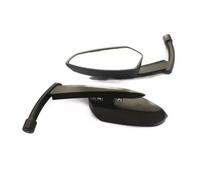 motorcycle mirror Universal Motorcycle 8mm 10mm RearView Side Mirrors For Chopper Touring(Black)
