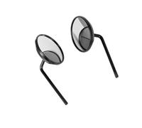 Motorcycle Mirrors 1 Pair 22-25mm Motorcycle Handlebar Mirror Round Convex Clip Retro For Chopper For Cruiser For Cafe For Racer
