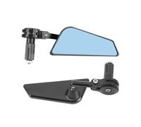 Motorcycle Mirrors 1 Pair 7/8" 22mm Motorcycle Rearview Mirrors Universal Mopeds Handlebar Mirror Scooter Bar End Rear View Mirror Accessories