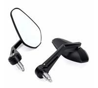 Motorcycle Mirrors 1 Pair 7/8" 22mm Motorcycle Rearview Mirrors Universal Scooter Bar End Handlebar Mirror Rear View Mirror Accessories(Universal)