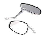Motorcycle Mirrors 1 Pair Chrome Motorcycle Mirror Motorbike Rearview Mirror Fit Use For YAMAHA Vmax Virago 535 V-Star 650 1100 1300 Warrior Star Motorbike Mirror