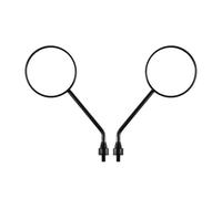 Motorcycle Mirrors 10mm Universal Motorcycle Rearview Mirror Handle Bar End Side Round Mirrors For Cruiser For Chopper