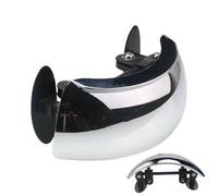 Motorcycle Mirrors, 180 Degree Rear View Auxiliary Safety Adjustable Mount for Blind Spot Coverage on Scooter ATV Sport Bike Handlebar