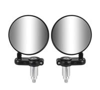 Motorcycle Mirrors 22mm Universal Motorcycle Mirrors Rearview Side Mirror Motorbike Accessories 2pcs Handle Bar End Mounting Motorbike Mirror