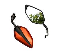 Motorcycle Mirrors 2Pcs/Pair Motorcycle Mirror Scooter E-Bike Rearview Mirrors Electrombile Back Side Convex 10mm(14)