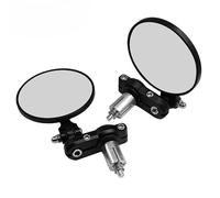 Motorcycle Mirrors 2PCS Universal Motorcycle Bike Modified Retro Folding Motorcycle Rearview Mirror 22mm Handlebar Rearview Mirror Motorcycle Mirror