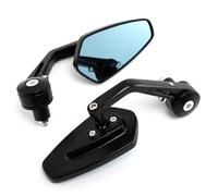 Motorcycle Mirrors 2x 7/8" 20mm Motorcycle Rear View Mirrors Anti-Glare HD Motorbike Handlebar End Side Mirror For Scooters Bike Motorcycles Motorbike Mirror