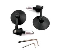 Motorcycle Mirrors - 360 Degree Adjustable Convex Vision | 2 Piece Scooter Mirrors for Handlebars - for Motorcycle, Cycling, ATV and Scooter