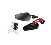 Motorcycle Mirrors 7/8" 22mm CNC Motorcycle Rearview Mirrors Universal Clear Glass Scooter Bar End Handlebar Mirror Rear View Mirror Accessories Motorbike Mirror