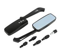 Motorcycle Mirrors 8mm 10mm Motorcycle Rear View Side Mirrors Universal Motorbike Mirror(Black)