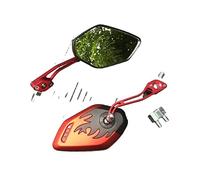Motorcycle Mirrors 8MM 10MM Universal Motocross Parts Dirt Pit Bike Motorbike Rear View Mirrors Motorcycle Rearview Mirror Motorbike Mirror(2)