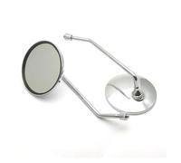 Motorcycle Mirrors A Pair Motorcycle Scooter Mirrors Universal Motorbike Rear View Mirror 8mm 22mm 25mm Handlebar Round Convex Mirrors Rearview Mirror(For M8 hole)