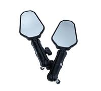 Motorcycle Mirrors Angle Adjustable Folding Handlebar Side Mirrors ATV For Yamaha FOR Mt07 for Tmax 530 for Ducati for Monster 937,CLEAR VISION