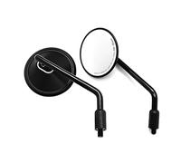 Motorcycle Mirrors Black Round Motorcycle Rearview Mirror Side Mirrors For Z900rs For Triumph Bonneville Sides BarEnd Mirrors