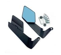 Motorcycle Mirrors Fit For Bmw CE02 CE04 Motorcycle Wing Mirrors Adjustable Rotating Rearview Side Mirror(A blue Lenses)