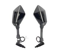 Motorcycle Mirrors Fit For Bmw R1200gs R1200GS R1200RT Universal 10mm Motorcycle Light Rearview Mirror Rear View Mirrors Housing Side(10mm Black)