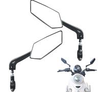 Motorcycle Mirrors,Foldable Handlebar Mirror with Rear View - Compact Stable Equipment with Multi-Angle Rotation Accessories for Cycling Adventure MTB and Off-Road Driving