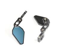 Motorcycle Mirrors For 752S For Leoncino For BN600 2PCS Blue Glass Motorcycle Rearview Mirrors Handlebar End