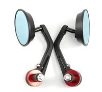 Motorcycle Mirrors For CB1000R For CB1300 For CB600F For CBF600 For CBR125R For CBF125 Handlebar-end Rearview Mirror Motorbike Mirrors(Red)