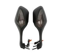 Motorcycle Mirrors For CBR For 1000RR For CBR1000RR 2008 2009 2010 2011 2012 Motorcycle Rearview Mirrors Turn Signals Integrated LED Accessories(Smoke-White Light)