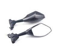 Motorcycle Mirrors For CBR300R For CBR500R For CBR650F Racing Rearview Mirrors With Turn Signals Motorbike Side(Carbon-Smoke)