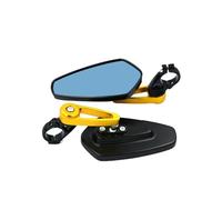 Motorcycle Mirrors For Kawasaki 7/8'' Motorcycle Handle Bar End Mirror Rearview Mirror Rear View Mirrors(Yellow)