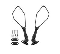 Motorcycle Mirrors For Kawasaki For Ninja 300 250 2Pcs Motorcycle Rear View Mirrors Folding Black Replacement Motorcycle Part