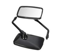 Motorcycle Mirrors For Kawasaki For VN2000 For Vulcan For VN1600 Pair 10mm Rectangle Motorcycle Rearview Mirrors Clear Glass Mirror Black