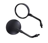 Motorcycle Mirrors For Kawasaki Z1 Z1-A KZ900 A4 KZ900-A5 KZ1000 E2 E1 Motorcycle Round Rear View Mirror Motorcycle Side Mirrors(Short Stem)