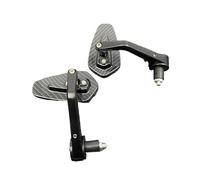 motorcycle mirrors For Motorcycle Rearview Mirror Carbon Fiber Pattern Handlebar Modified Inverted Rear Motorbike Accessories adjustable motorcycles mirror