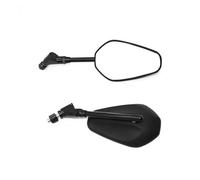 Motorcycle Mirrors For NRX1800 For VTX1300 Pair Motorcycle Black 8MM 10mm Side Mirror Rearview Mirror Anti-fall Folding Oval Mirror Motorbike Side