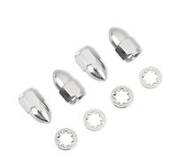 motorcycle mirrors For Rearview Mirrors Electra Glide Road King Fat Boy Motorcycle Handlebar Mirror 5/16″-24 Acorn Nut Kit adjustable motorcycles mirror(2 Pair Chrome)