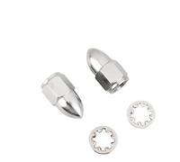 motorcycle mirrors For Rearview Mirrors Electra Glide Road King Fat Boy Motorcycle Handlebar Mirror 5/16″-24 Acorn Nut Kit adjustable motorcycles mirror(1 Pair Chrome)