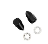 motorcycle mirrors For Rearview Mirrors Electra Glide Road King Fat Boy Motorcycle Handlebar Mirror 5/16″-24 Acorn Nut Kit adjustable motorcycles mirror(1 Pair Black)