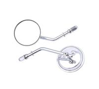 motorcycle mirrors For Road King Glide Rocker C 1994-2020 For M8 Motorcycle Round Rearview Mirror Side Mirrors Retro Rear moto rear view mirror(Silver)