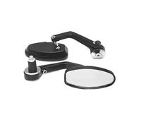 motorcycle mirrors For Royal For Enfield Bullet/Meteor/Classic 350 500 Interceptor 650 Aluminium Motorcycle Handlebar End Rearview Mirrors motor rear view mirror(Silver-Blue Mirror-R)